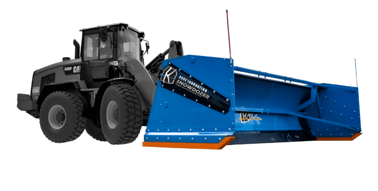 SnowDozer Large Loader Snow Plow and Box System