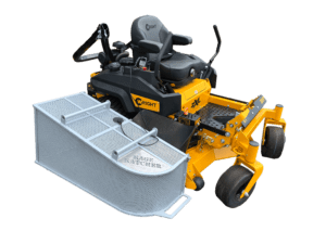 Aluminum Grass Catcher on Wright zxl zero turn mower