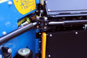 Protected Hydraulic Hoses on SnowDozer Wing