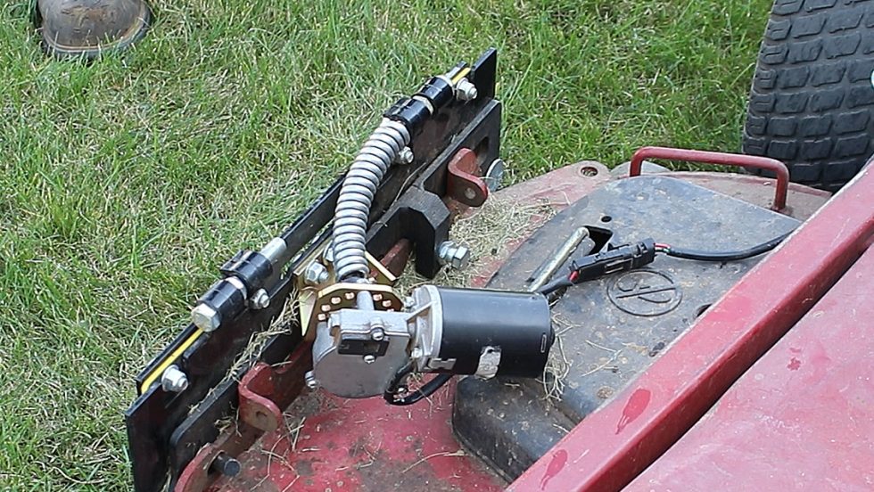 KAGE Electric Grass Deflector Lawn Mower Chute Blocker